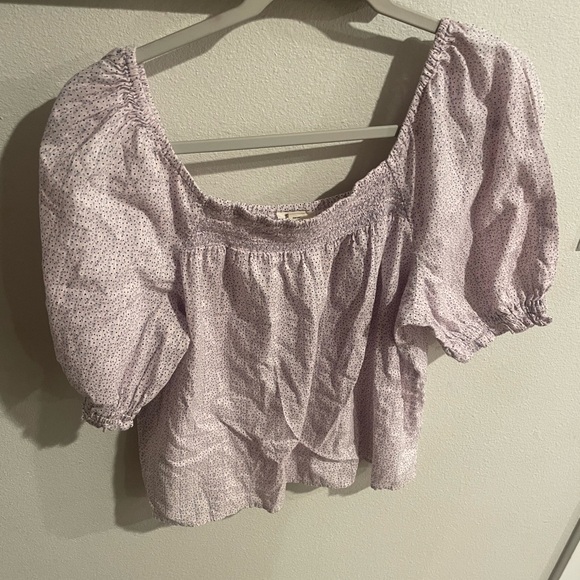 a.n.a Tops - A.N.A.‎ Light Pink Patterned Blouse Size Medium